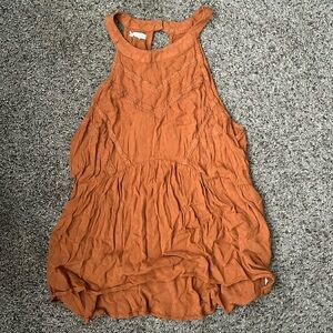 Rust/burnt orange tank top